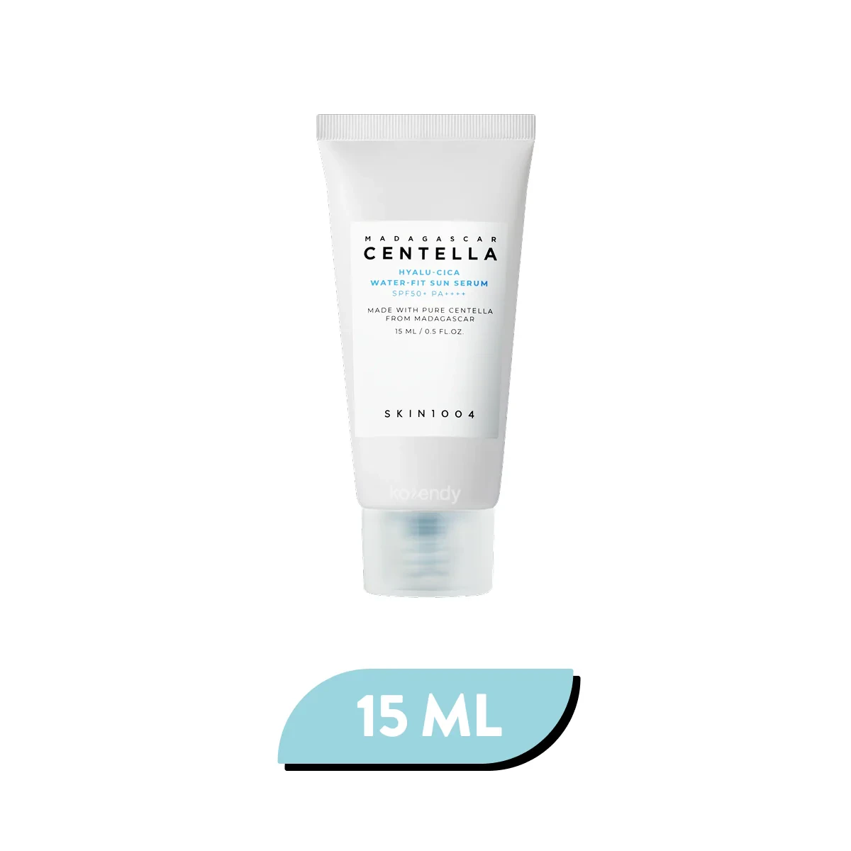 SKIN1004 - Madagascar Centella Hyalu-Cica Water-Fit Sun Serum SPF50+ PA++++ (Hyaluronik Asit ve Centella Asiatica İçeren Serum Güneş Koruyucu) - 15 ML