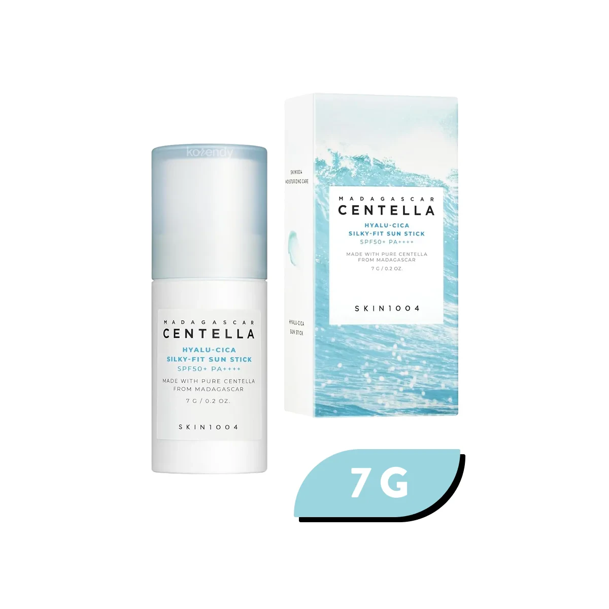 SKIN1004 - Madagascar Centella Hyalu-Cica Silky-Fit Sun Stick SPF50+ PA++++ (Hyaluronik Asit ve Centella İçeren Stick Güneş Koruyucu) - 7g