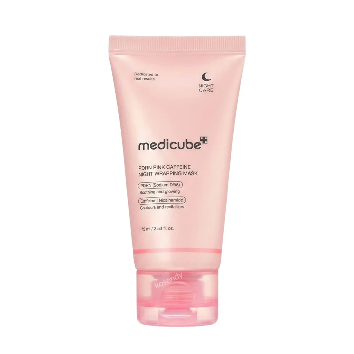 Medicube - PDRN Pink Caffeine Night Wrapping Mask (Parlatıcı ve Nemle Dolgunlaştırıcı Somon PDRN ve Kafeinli Soyulabilir Uyku Maskesi) 75ml