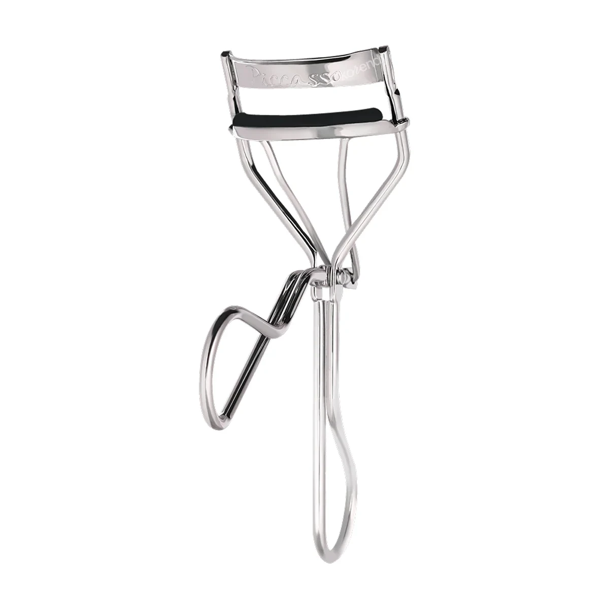 Piccasso - Eyelash Curler Silver + Silicone Refill Pad 2li (Doğal Kıvrım Etkili Kirpik Kıvırıcı & 2'li Silikon Yedek Ped)