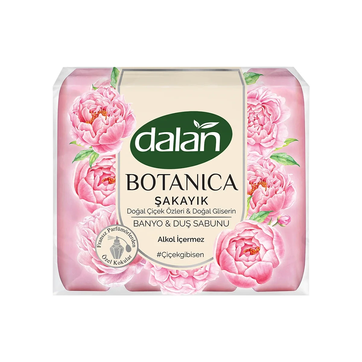 DALAN Botanica Şakayık Banyo ve Duş Sabunu 150 gr x 4 - STD / STD
