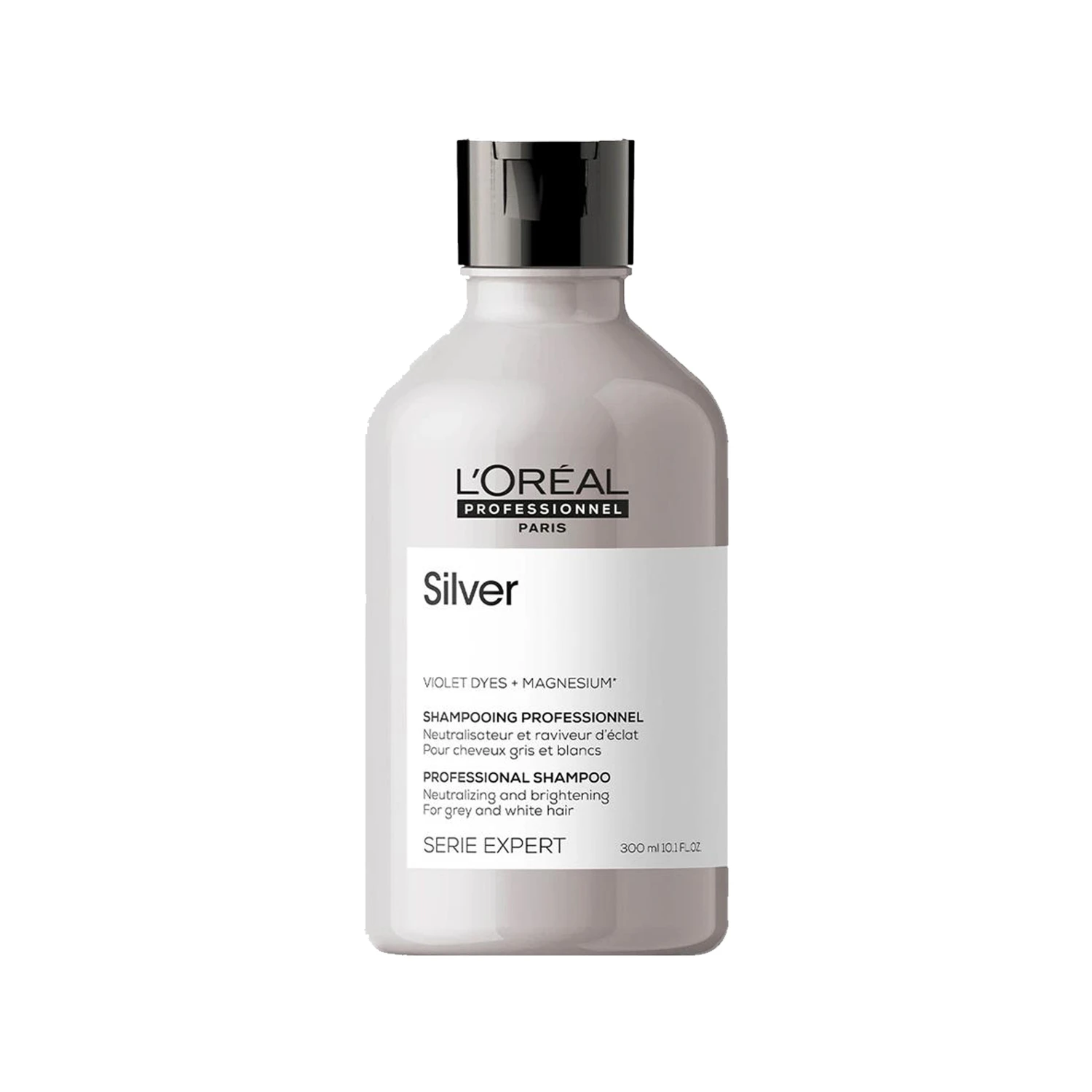 Loreal Professionnel Paris Serie Expert Silver Çok Açık Sarı, Gri ve Beyaz Saçlar için Renk Dengeleyici Mor Şampuan 500 ml