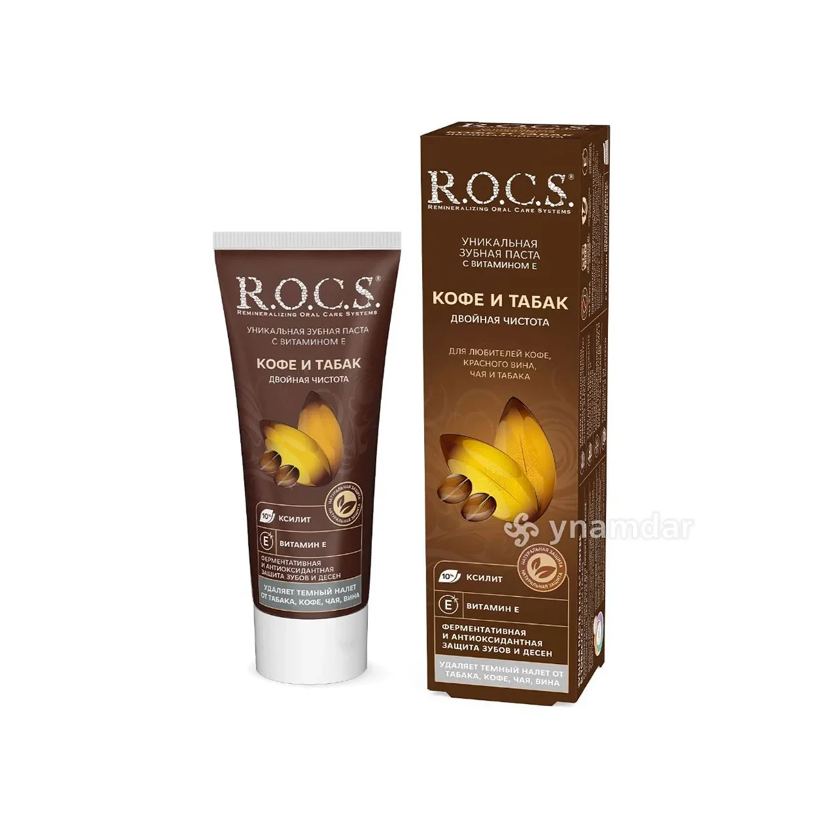 ROCS Kahve ve Tütün Özlü Lekelere Karşı Diş Macunu 60 ml - STD / STD