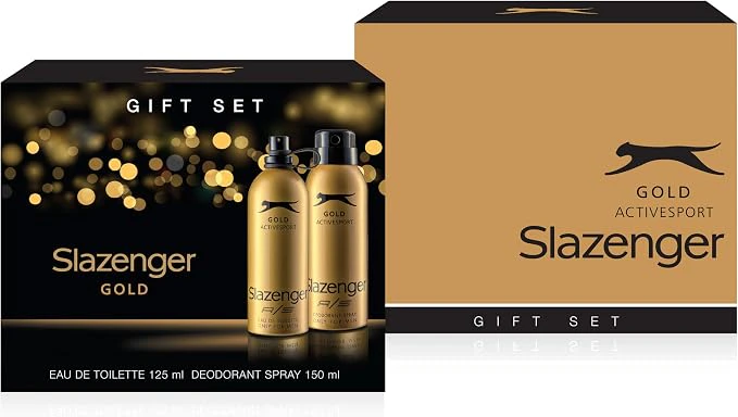 Slazenger Active Sport Gold Eau de Toilette & Deodarant Set (125+150 ml) : Amazon.com.tr: Kişisel Bakım ve Kozmetik