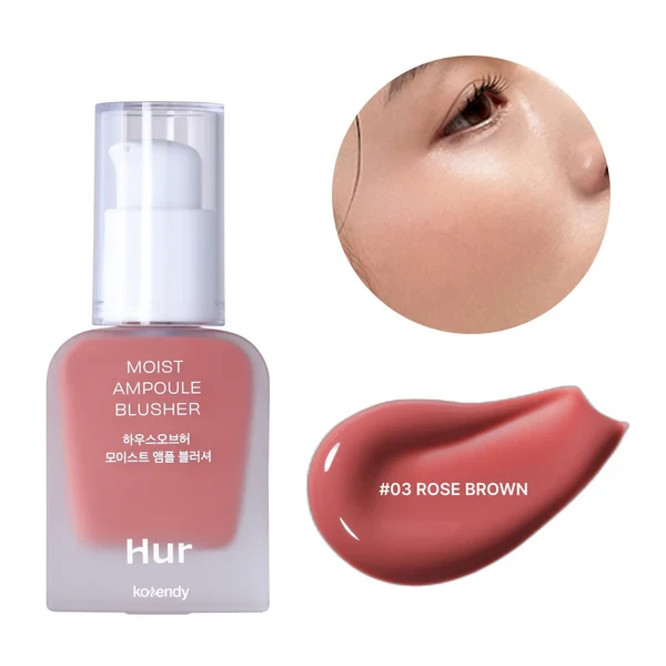 House of Hur - Moist Ampoule Blusher (Kayısı Gül ve Erik Özlü Serum Allık) 20ml