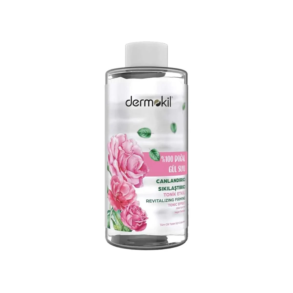 DERMOKİL %100 Doğal Gül Suyu Tonik