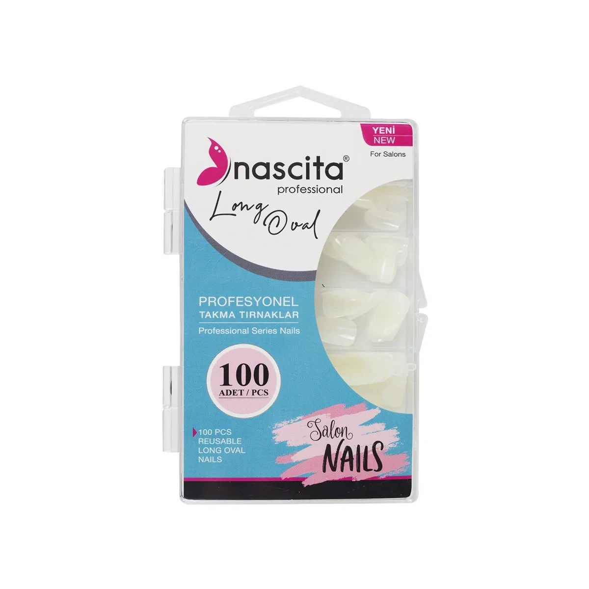 NASCITA 100'lü Kutulu Oval Takma Tırnak