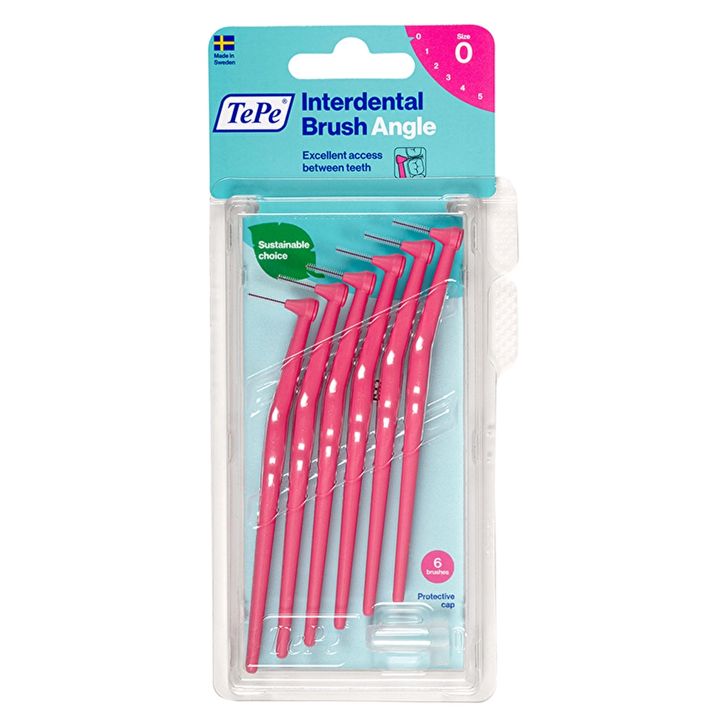 Tepe Angle Saplı Arayüz Fırçası 6'lı Paket 0.4 mm - Gratis