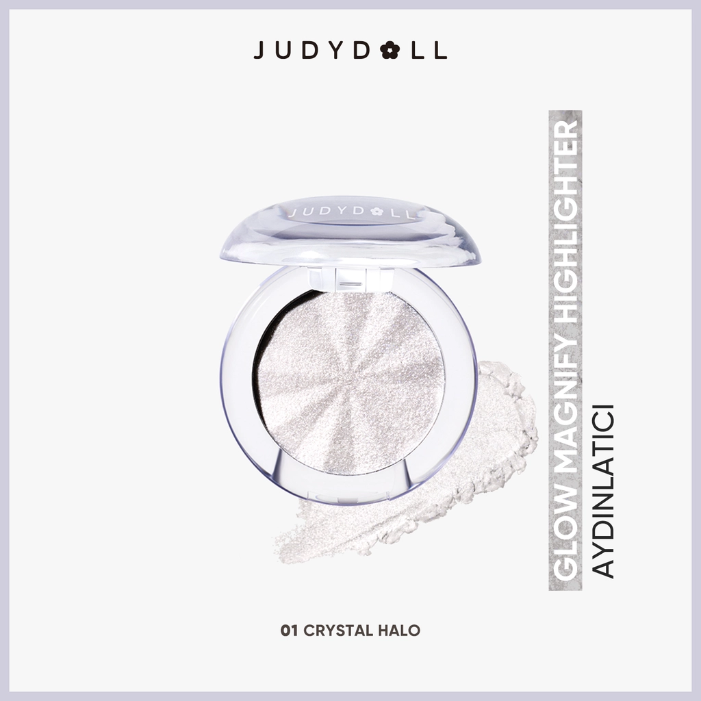Judydoll Glow Magnify Highlighter Aydınlatıcı 01 Crystal Halo - Gratis