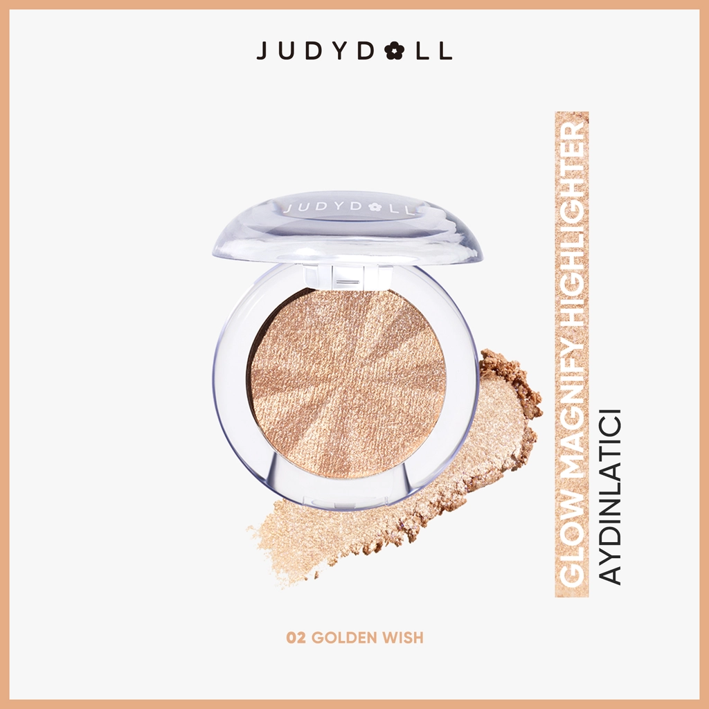 Judydoll Glow Magnify Highlighter Aydınlatıcı 02 Golden Wish - Gratis