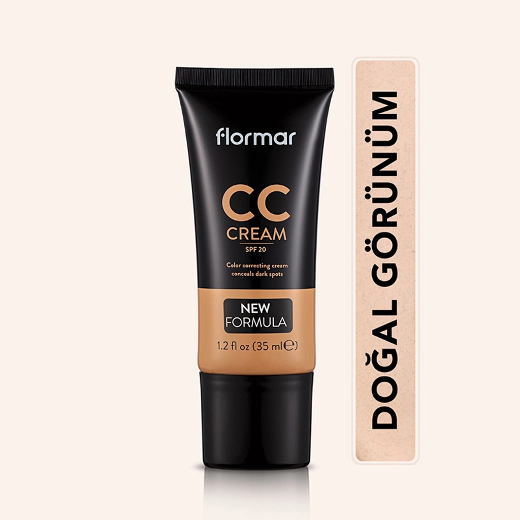 Flormar Yara İzi ve Koyu Leke Gizleyici CC Krem CC04 Anti Fatigue - Gratis
