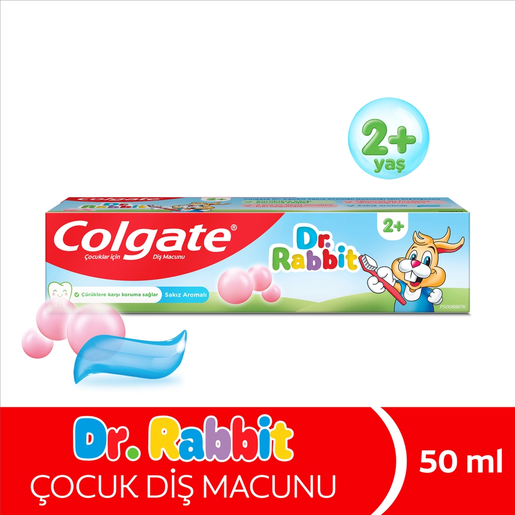 Colgate Dr. Rabbit Bubblegum Çocuk Diş Macunu - Gratis