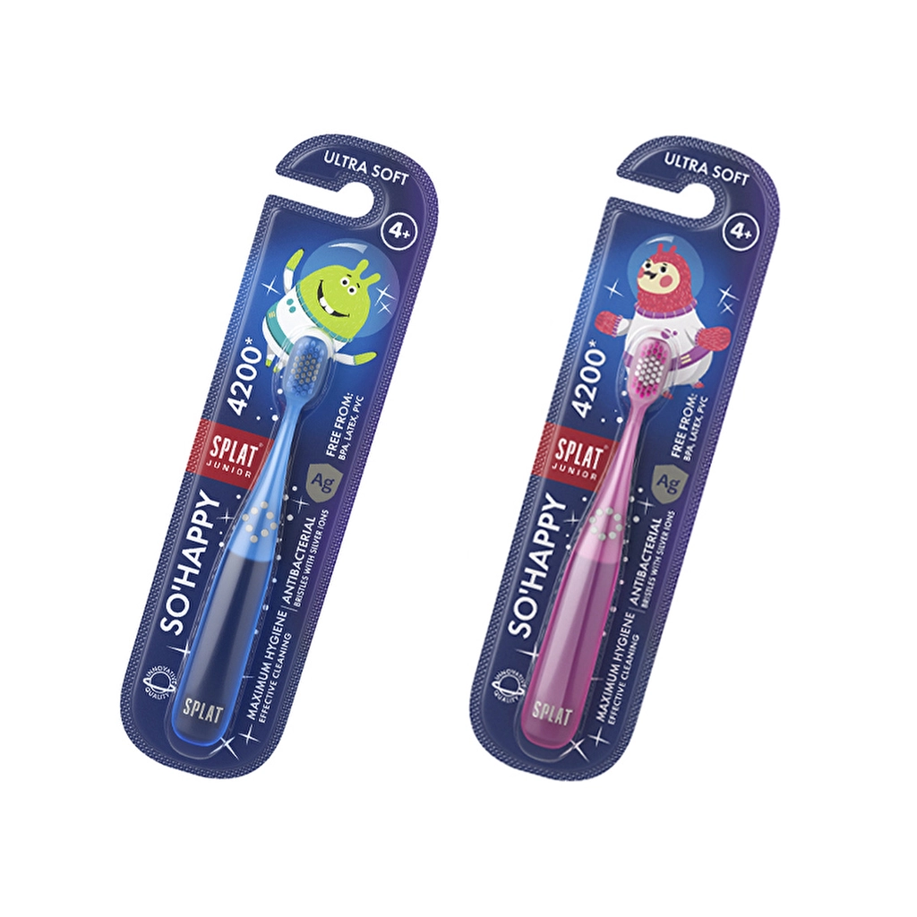 Splat Ultra Junior Çocuk Diş Fırçası - Ekstra Yumuşak (Asortili) - Gratis