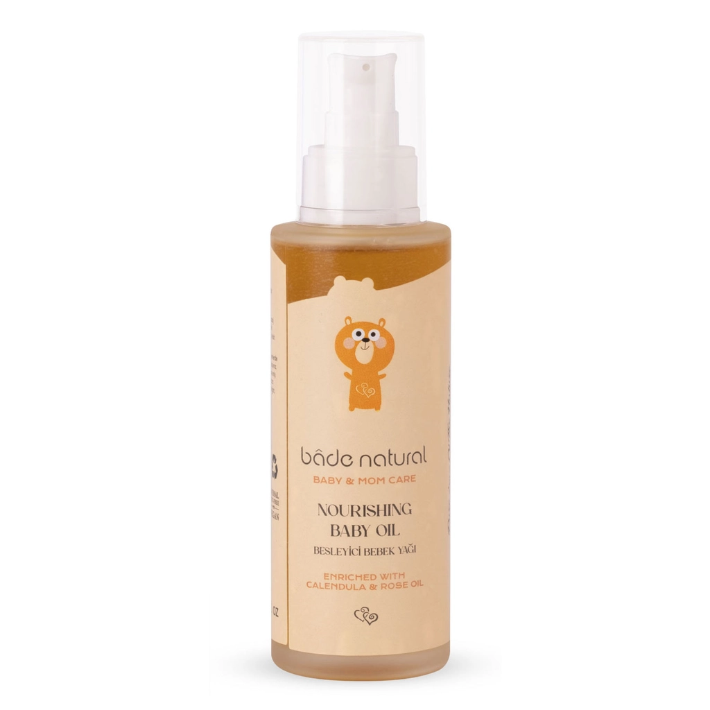 Bade Natural Besleyici ve Rahatlatıcı %100 Doğal Bebek Masaj Yağı - Gratis