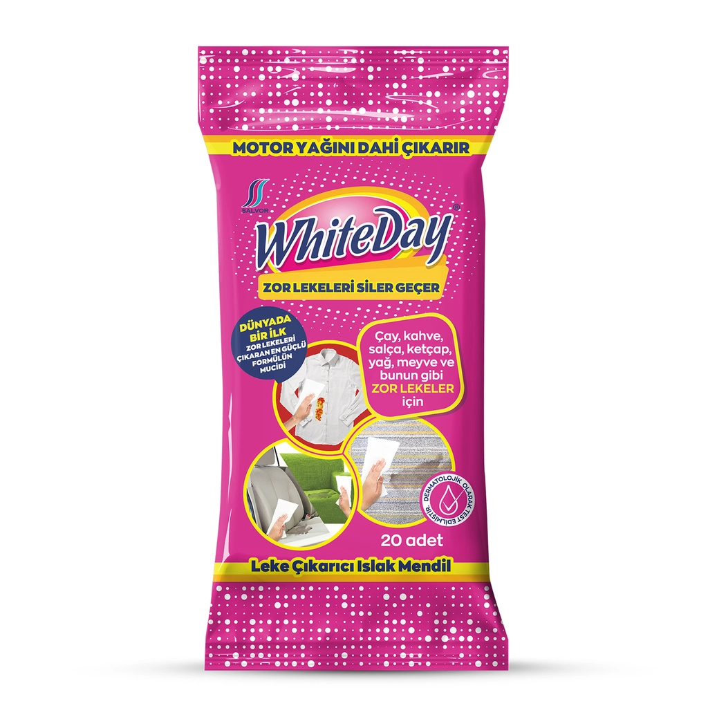 Whiteday Leke Çıkarıcı Islak Mendil - Gratis
