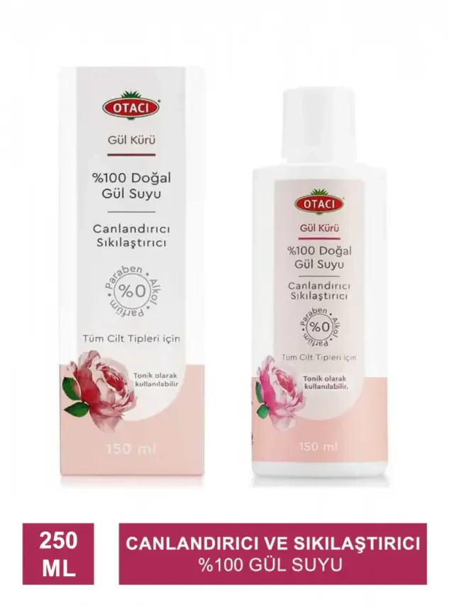 OTACI Botanics+ Doğal Gül Suyu Tonik