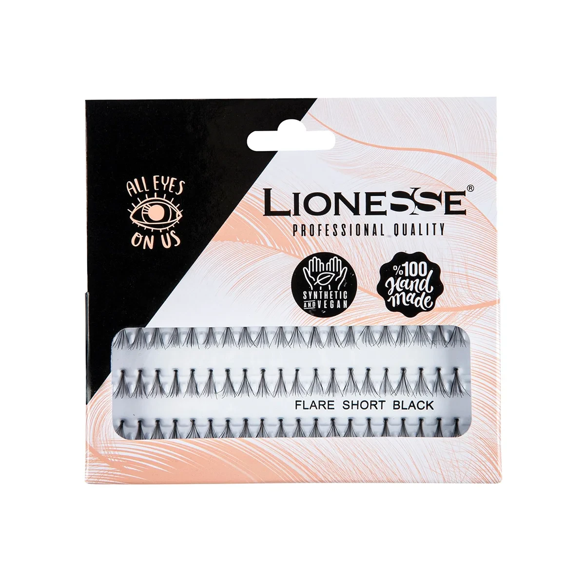 LIONESSE Takma Kirpik Tekli FL-722 - SİYAH / STD