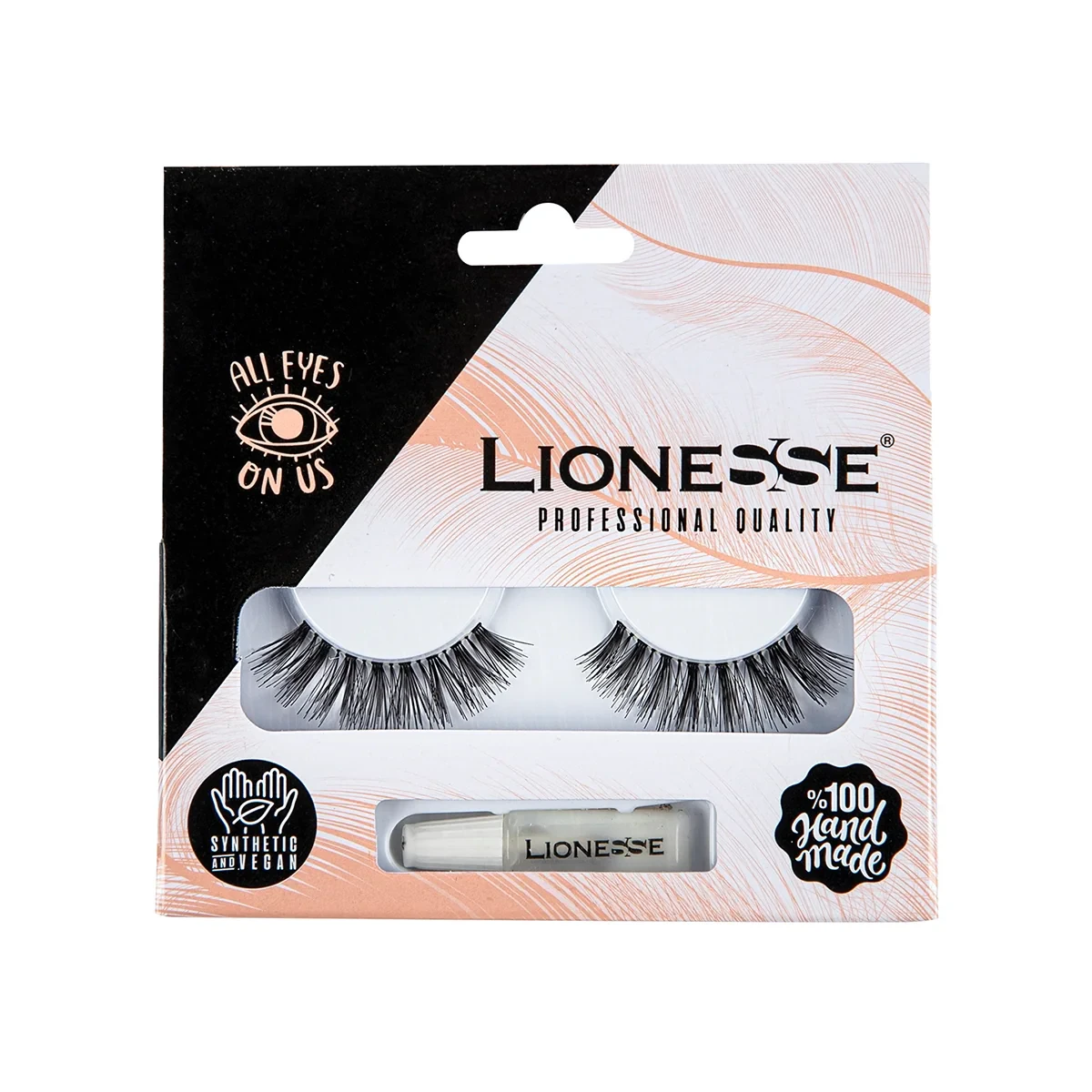 LIONESSE Takma Kirpik NE-709 - SİYAH / STD