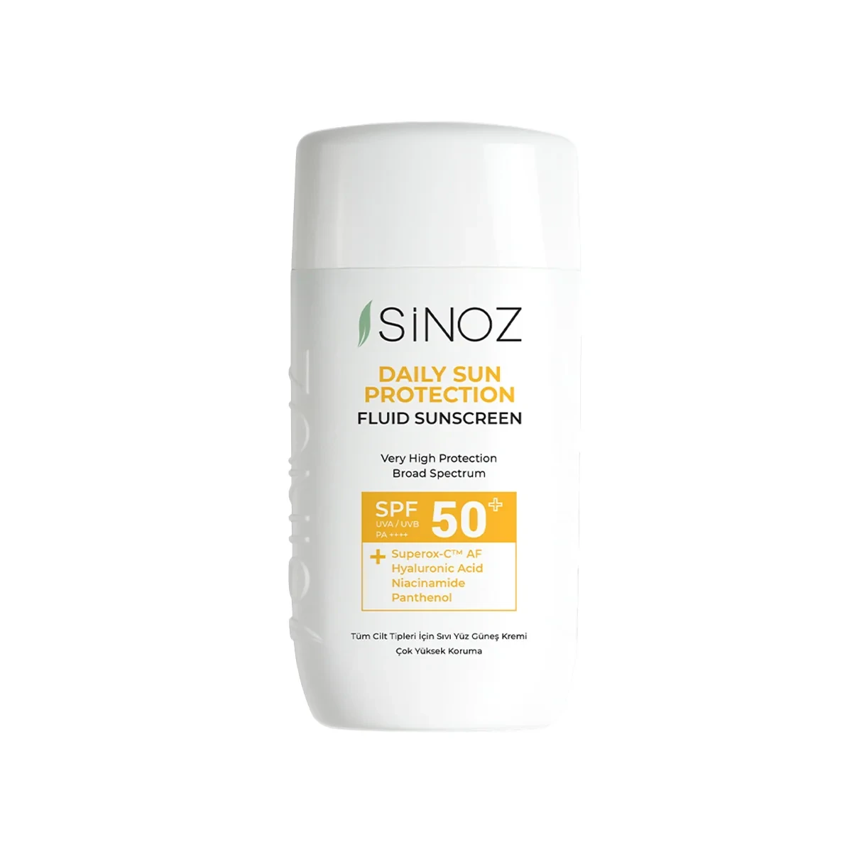 SİNOZ Günlük Kullanım Spf50+ Renksiz Sıvı Güneş Kremi - STD / STD