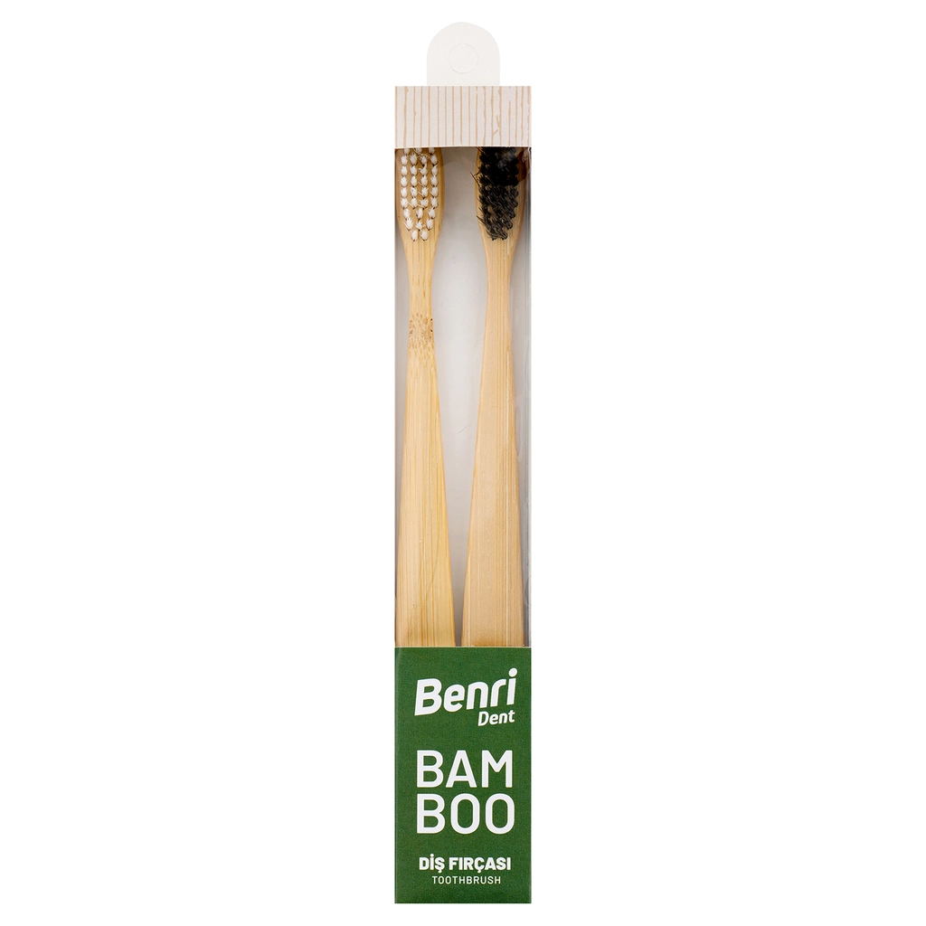 Benri Dent Bambu Diş Fırçası 2'li (Yumuşak) - Gratis