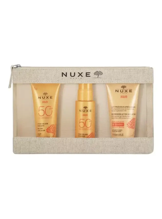 Nuxe Sun Güneş Koruyucu Yüz Kremi SPF50+ + Yüz ve Vücut Sütü SPF50+ + Güneş S. Bakım Kremi Fiyatı | Farmaneva
