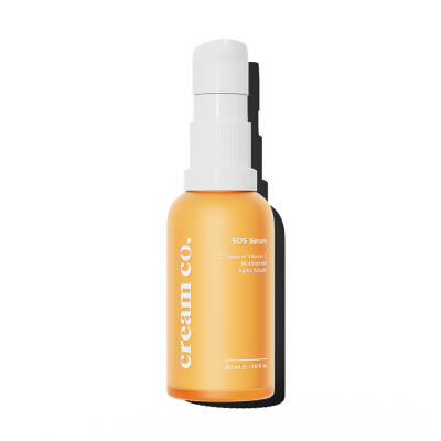 Cream Co. C Vitamini Arbutin Leke & Akne Karşıtı Bariyer Onarıcı Pürüzsüzleştirici Yenileyici SOS Serum