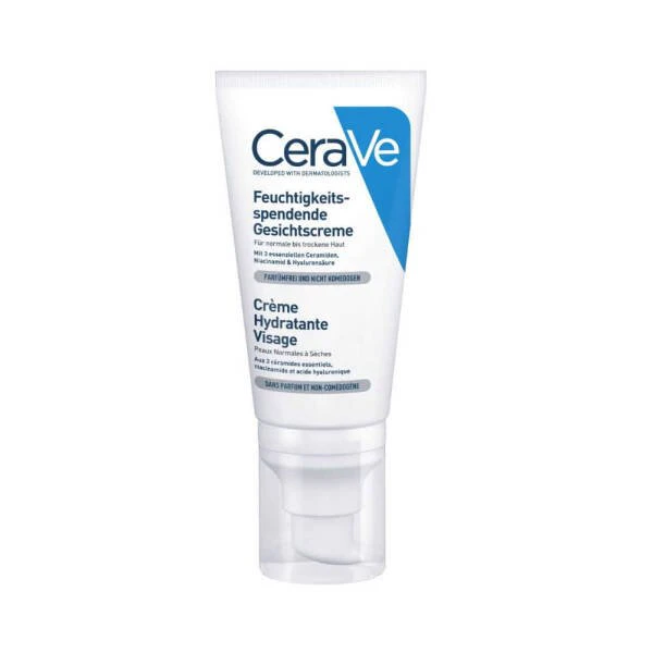 CeraVe Normal ve Kurumaya Eğilimli Ciltler için Nemlendirici Yüz Kremi