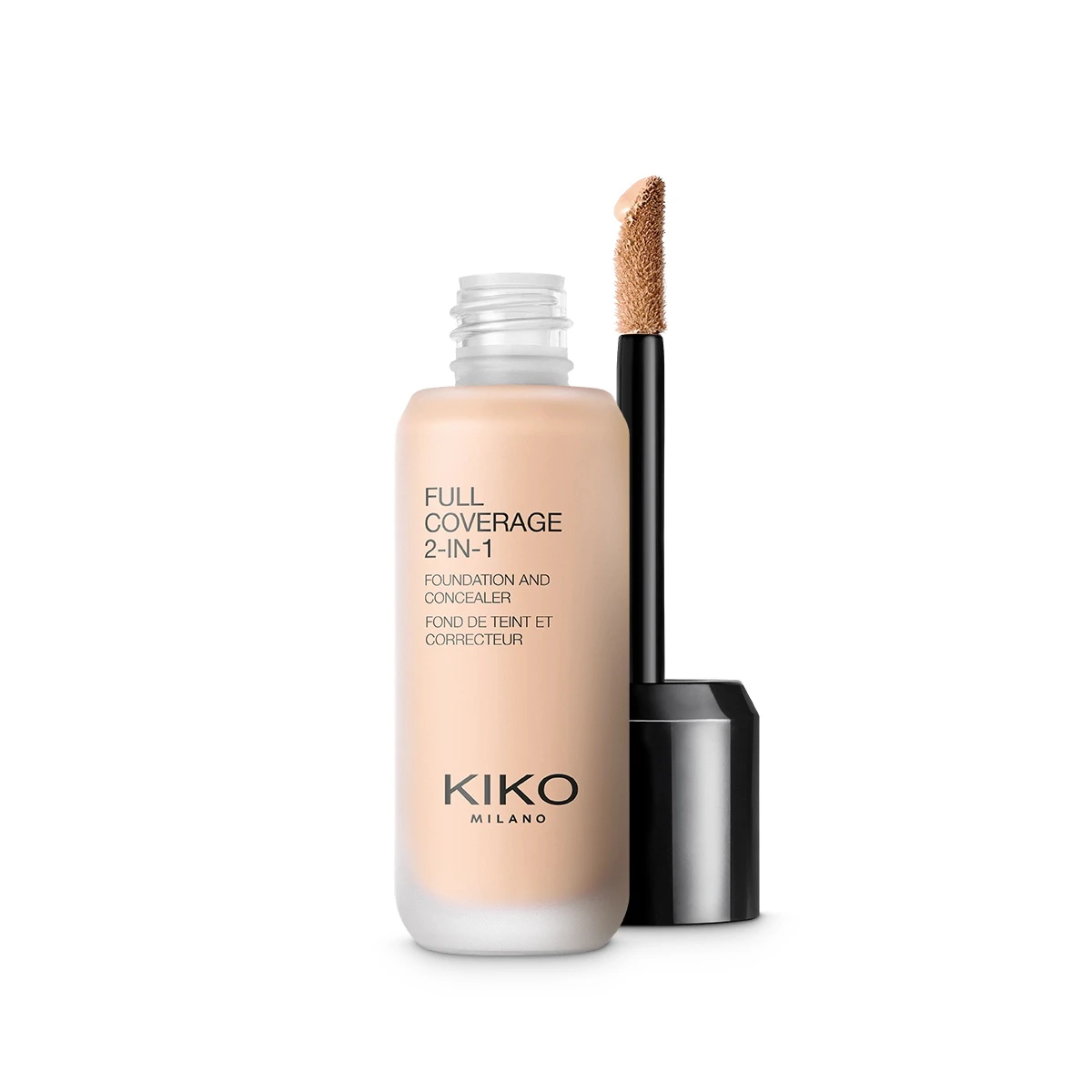 KIKO Milano Fondöten - Full Coverage 2-in-1 Foundation & Concealer - 15 Warm Rose – 15 Warm Rose.