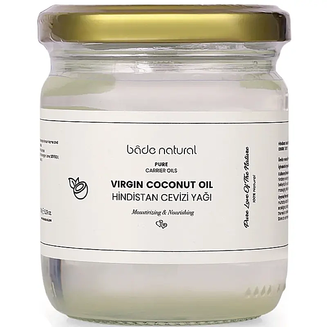 Bade Natural %100 Soğuk Sıkım Hindistan Cevizi Yağı