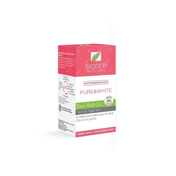Bioder Antiperspirant Pure&White Deo Roll-On | Evdeeczane