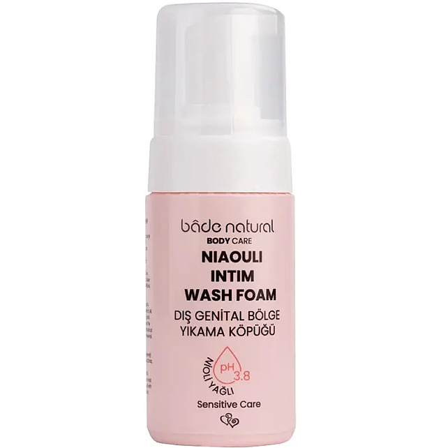 Bade Natural Niaouli Intim Wash Foam - Dış Genital Bölge Yıkama Köpüğü
