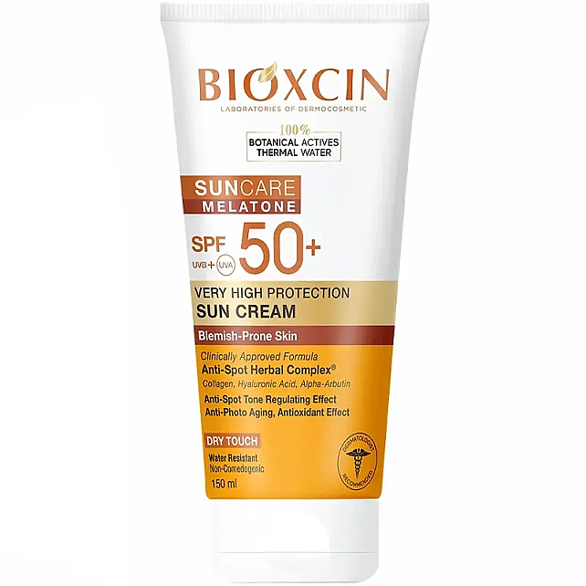 Bioxcin Sun Care Lekeli Ciltler için Güneş Kremi SPF 50+ | Evdeeczane