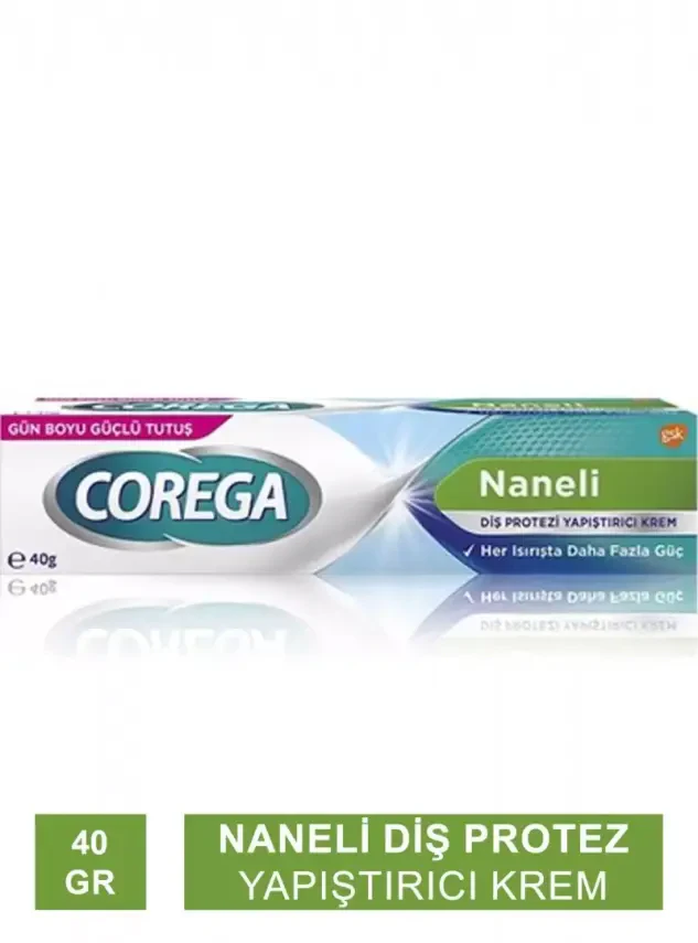 Corega Diş Protezi Yapıştırıcı Krem Naneli | Evdeeczane