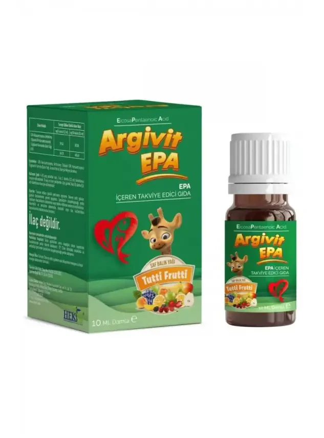 HEKİM Argivit EPA Damla Bebek & Çoçuklar İçin Omega Yağ Asitleri HEKİM