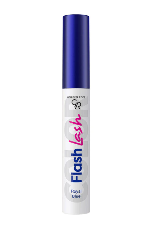 Golden Rose Flash Lash Colored Mascara - 04 Royal Blue - Renkli Maskara - Flash Lash Colored Mascara | Golden Rose – Mavi