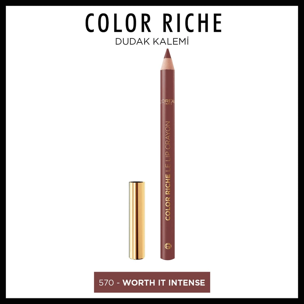 L'Oréal Paris Loreal Paris Color Riche Dudak Kalemi 570 Worth It Intense - Gratis – 570 Worth It Intense - Gratis