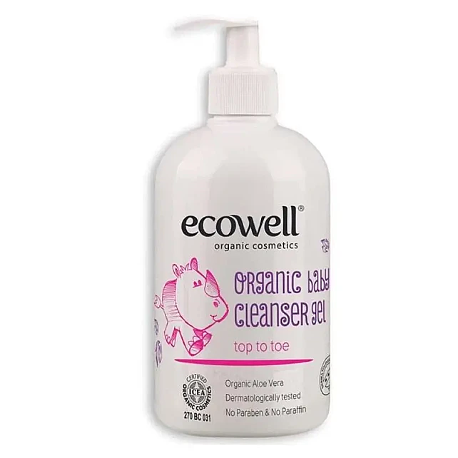 Ecowell Organic Baby Cleanser Gel | Evdeeczane