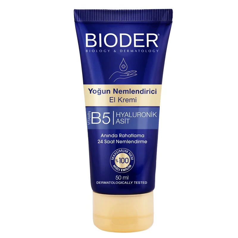 Bioder Yoğun Nemlendiricili El Kremi