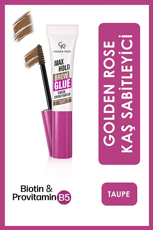 Golden Rose Max Hold Brow Glue - 103 Taupe - Açık Kaş Sabitleyici - Max Hold Brow Glue | Golden Rose