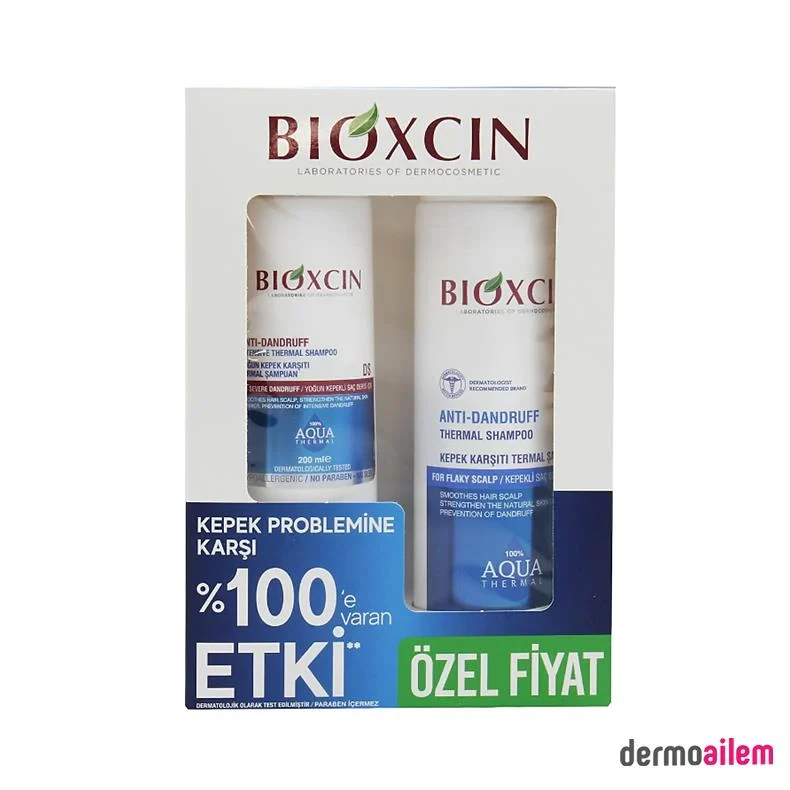 Bioxcin Aqua Thermal Kepek Karşıtı Etkili Şampuan Seti +