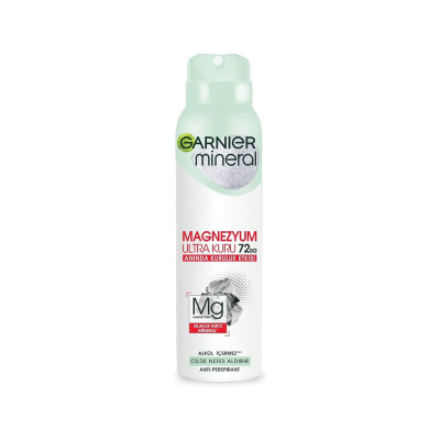 Garnier Mineral Magnezyum Ultra Kuru Sprey Deodorant | Evdeeczane