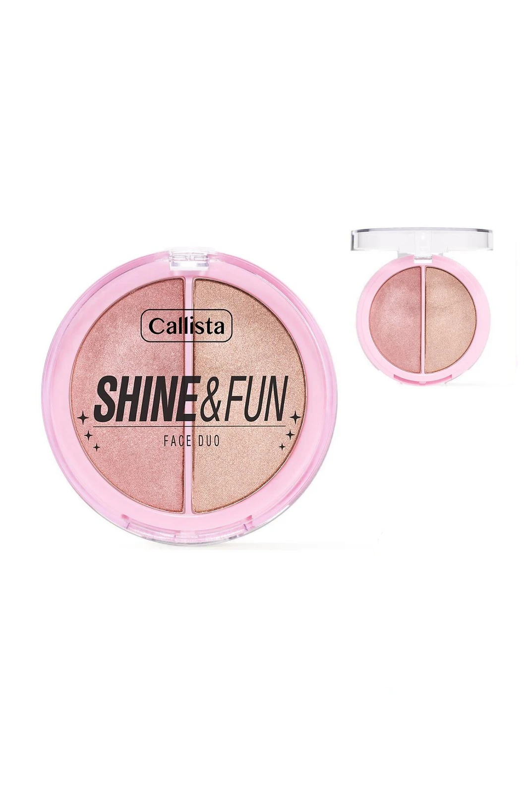CALLISTA Shine & Fun Face Duo Allık & Aydınlatıcı Paleti 130 Shine Squad | Note Cosmetics