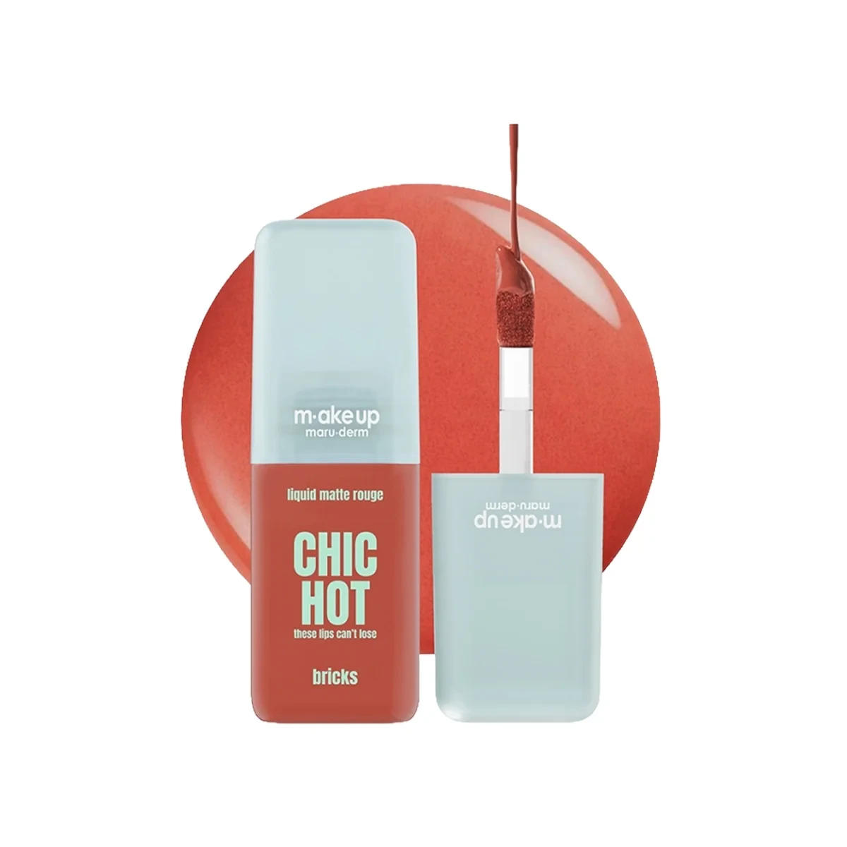 Maruderm Make Up Chic Hot Likit Mat Ruj Bricks