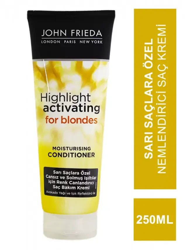 John Frieda Sheer Blonde Sarı Saç Nemlendirici Saç Kremi | Evdeeczane