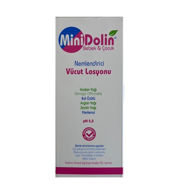 Dermadolin Minidolin Bebek ve Çocuk Nemlendirici Vücut losyonu