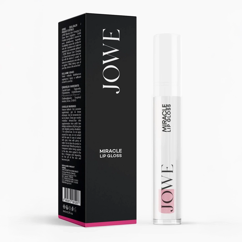 Jowe Miracle Lip Gloss Renk Değiştiren Dudak Parlatıcısı - Gratis