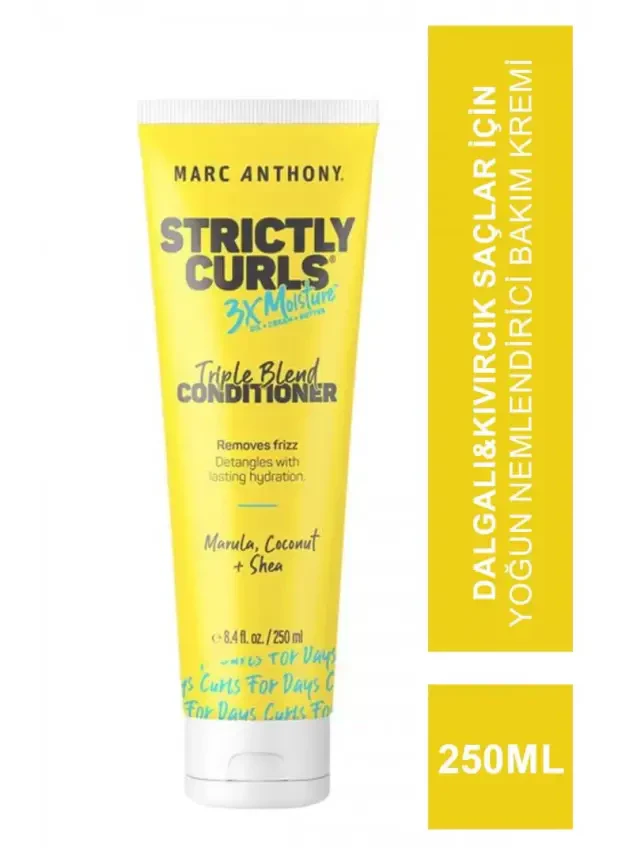 Marc Anthony Strictly Curls 3x Nemlendirici Bakım Saç Kremi | Evdeeczane