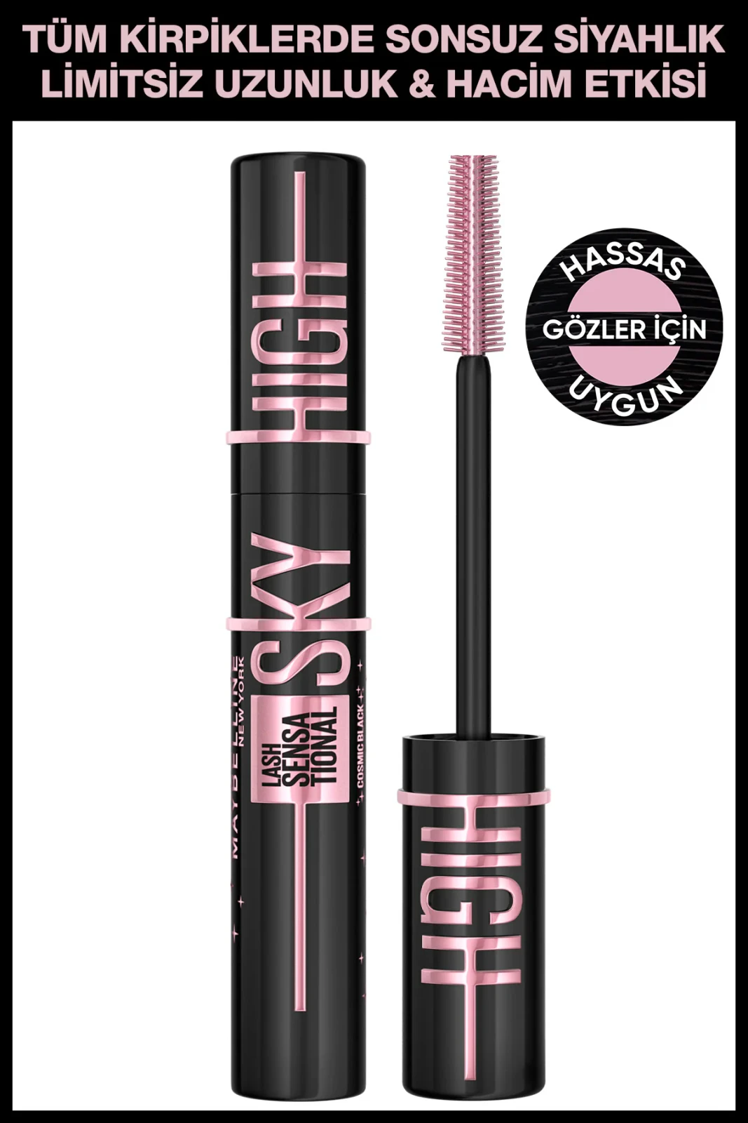 Maybelline New York Lash Sensational Sky High Maskara | Evdeeczane