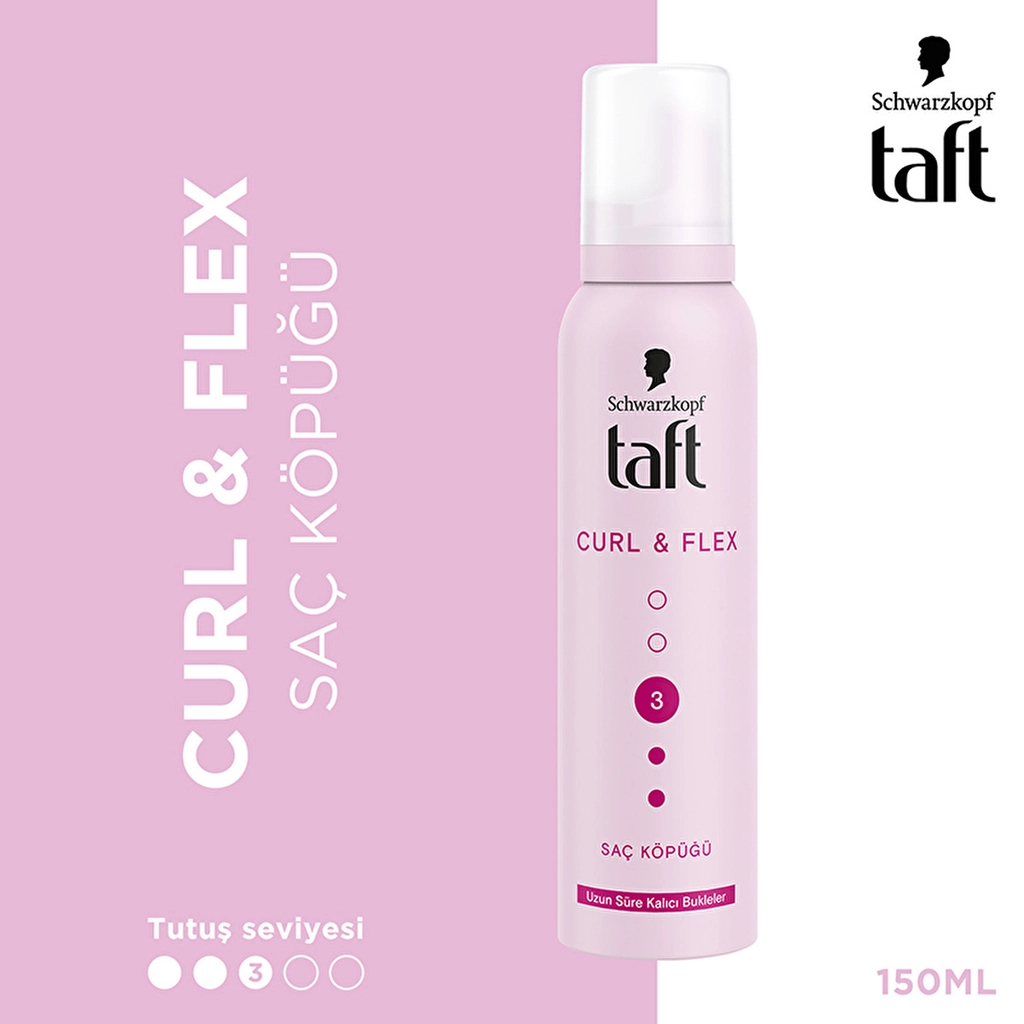 Taft Curl & Flex Saç Köpüğü - Gratis