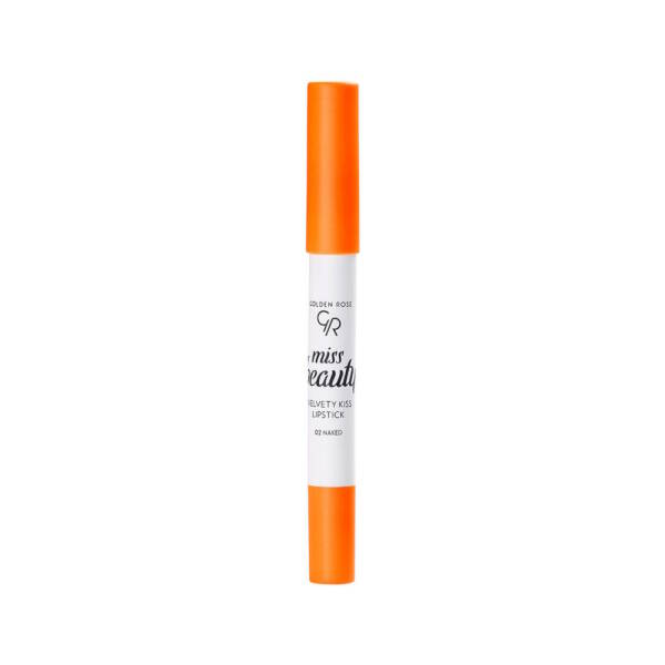 Golden Rose Miss Beauty Velvety Kiss Lipstick 02 Naked | Uygun Fiyat